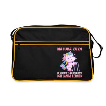 Matura Young Girls Women and Men Matura 2024 - Retro Bag - black/gold - Front