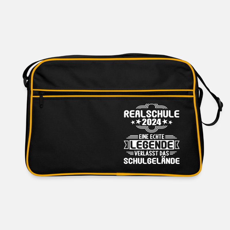 Realschule Junge Mädchen Realschule 2024 Retro Tasche