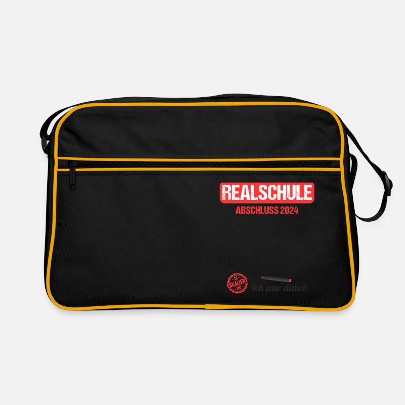 Realschule Junge Mädchen Realschule 2024 Retro Tasche