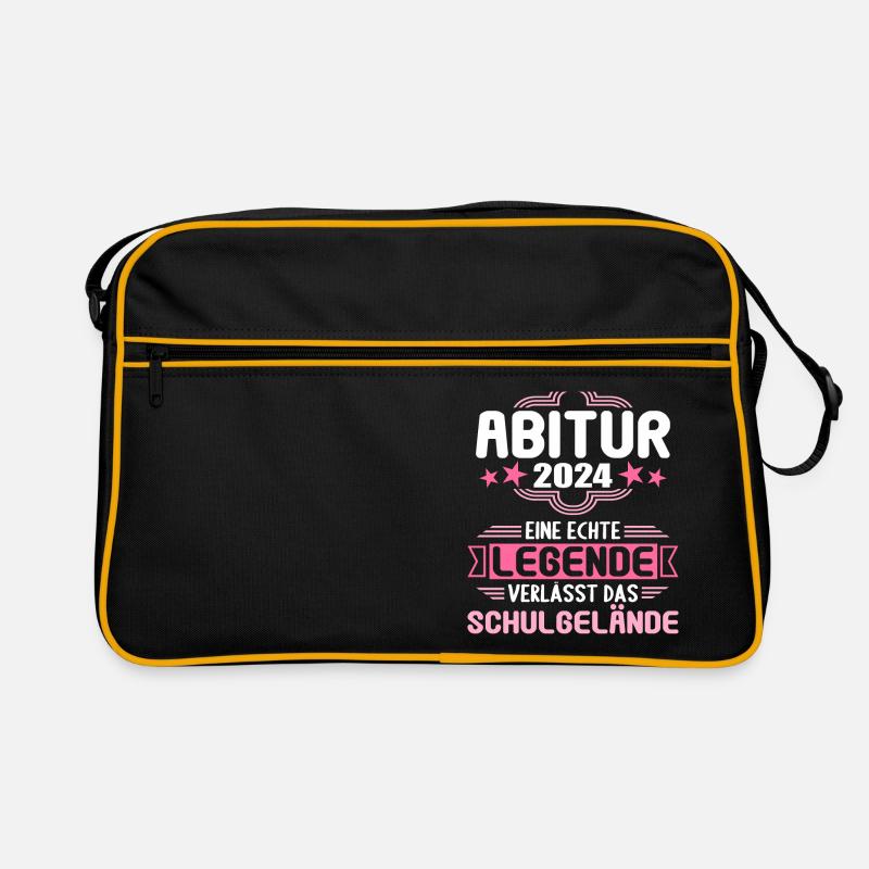 Abitur Junge Mädchen Abi Abitur 2024 Retro Tasche