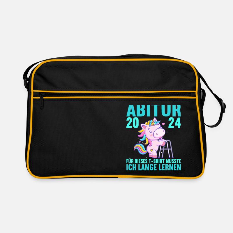 Abitur Junge Mädchen Abi Abitur 2024 Retro Tasche