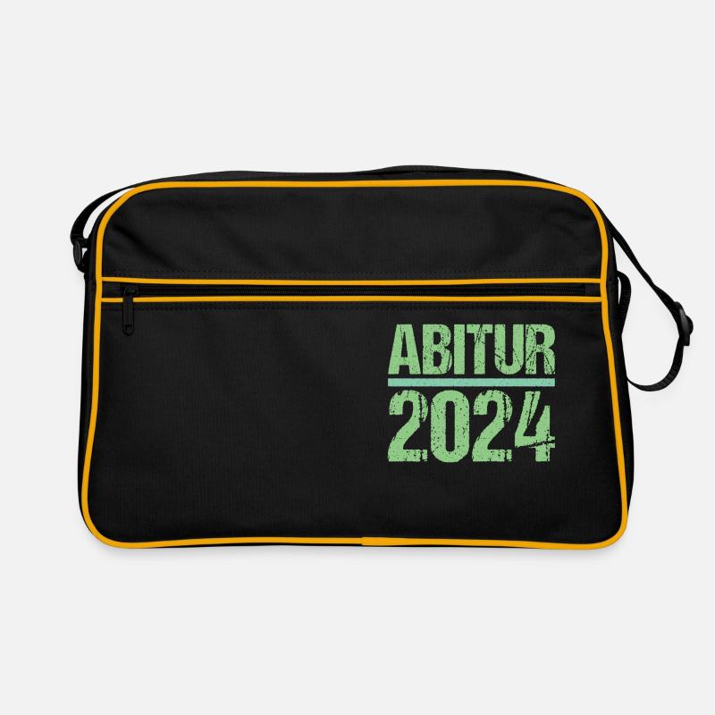 Abitur Junge Mädchen Abi Abitur 2024 Retro Tasche