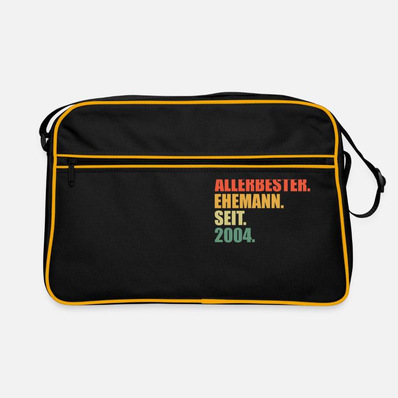 Bester Ehemann seit 2004 20.Hochzeitstag Retro Tasche