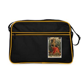 Carte de Tarot L’Impératrice Le Souverain - Sac Retro - noir/or - Devant