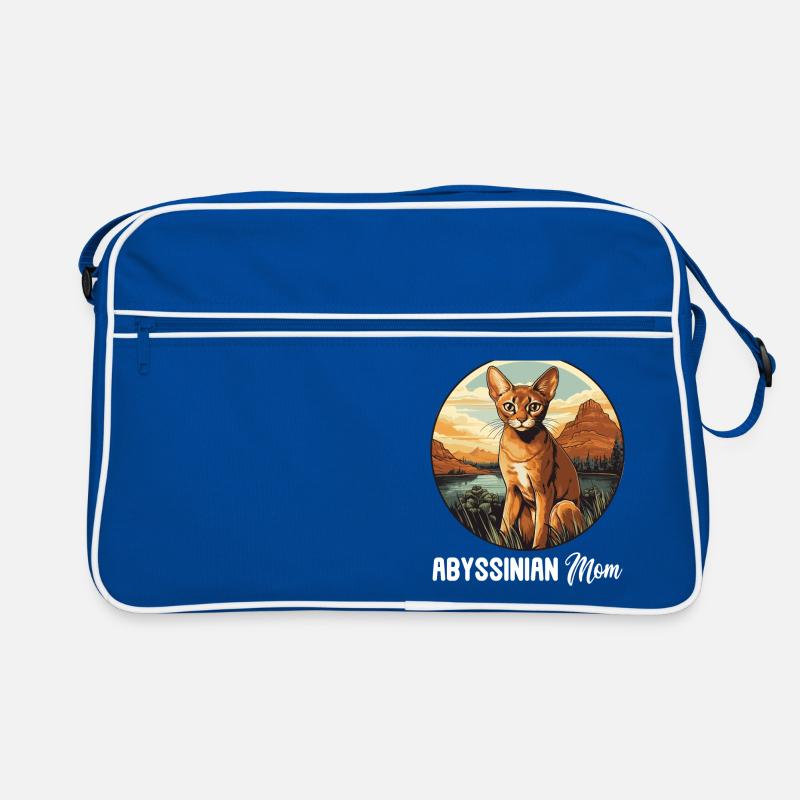 Abyssinian Cat Abessinierkatze Retro Tasche