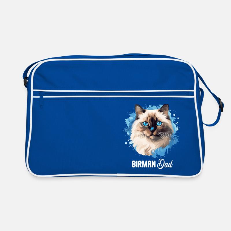 Birman Cat Birma Katze Retro Tasche
