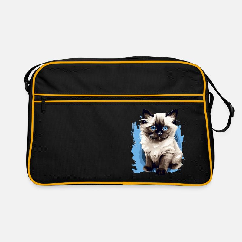 Chat de Birmanie Birma Katze Sac Retro
