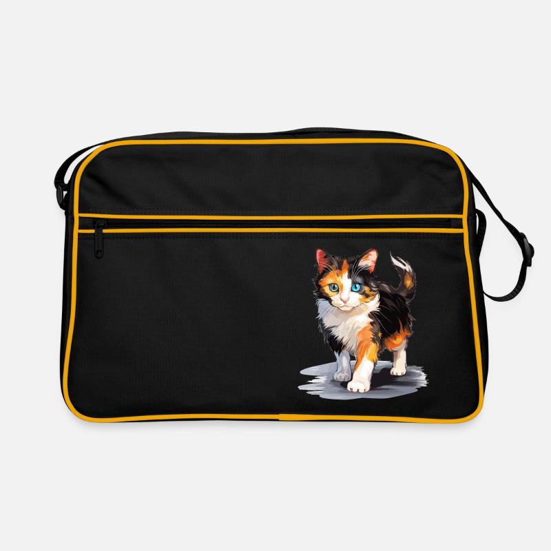 Chat calicot Chat porte-bonheur Sac Retro
