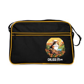 Chat calicot Chat porte-bonheur - Sac Retro - noir/or - Devant