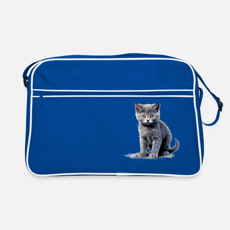 Chat Chartreux Chat Chartreux Sac Retro