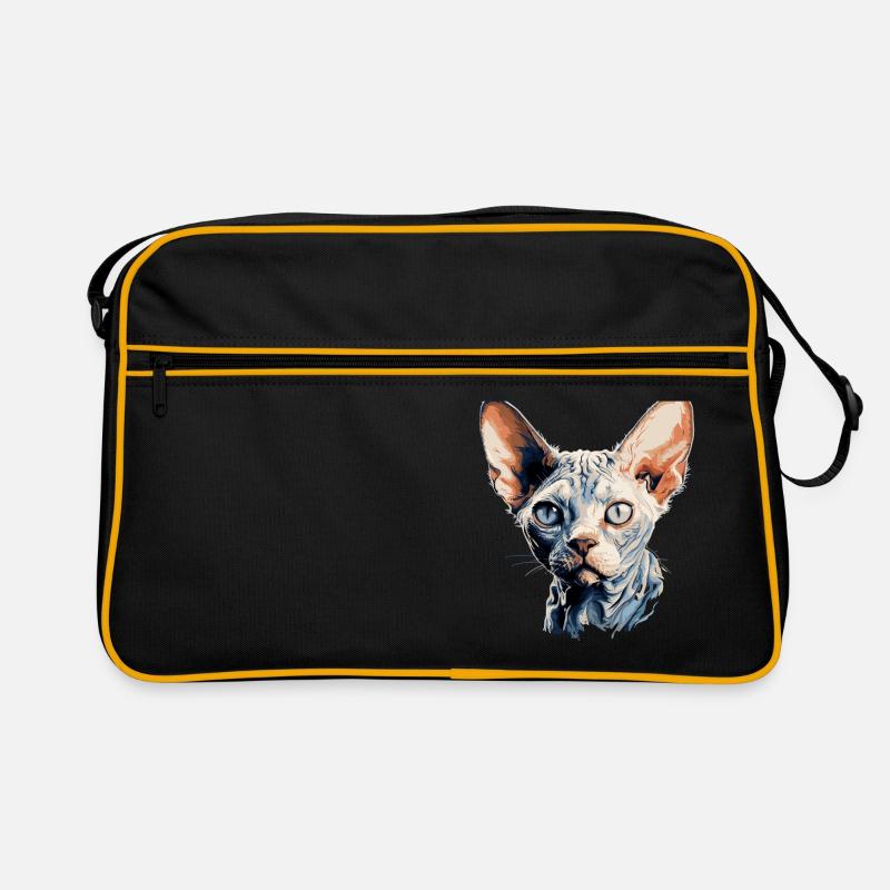 Devon Rex Kitten Devon Rex Cat Retro Bag