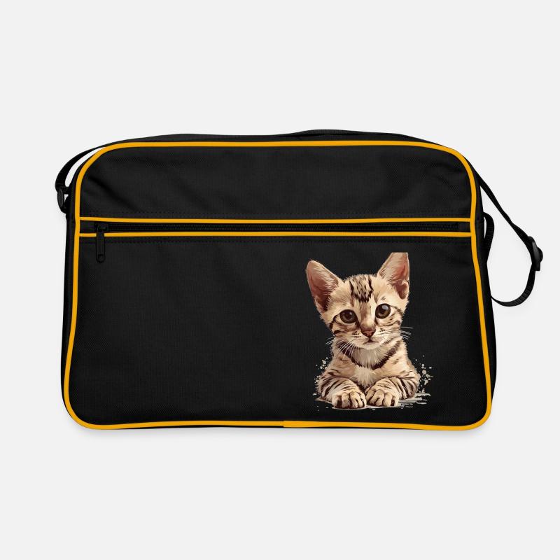 Mau égyptien Chaton Chat égyptien Mau Sac Retro