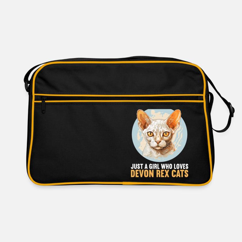 Chaton Devon Rex Chat Devon Rex Sac Retro