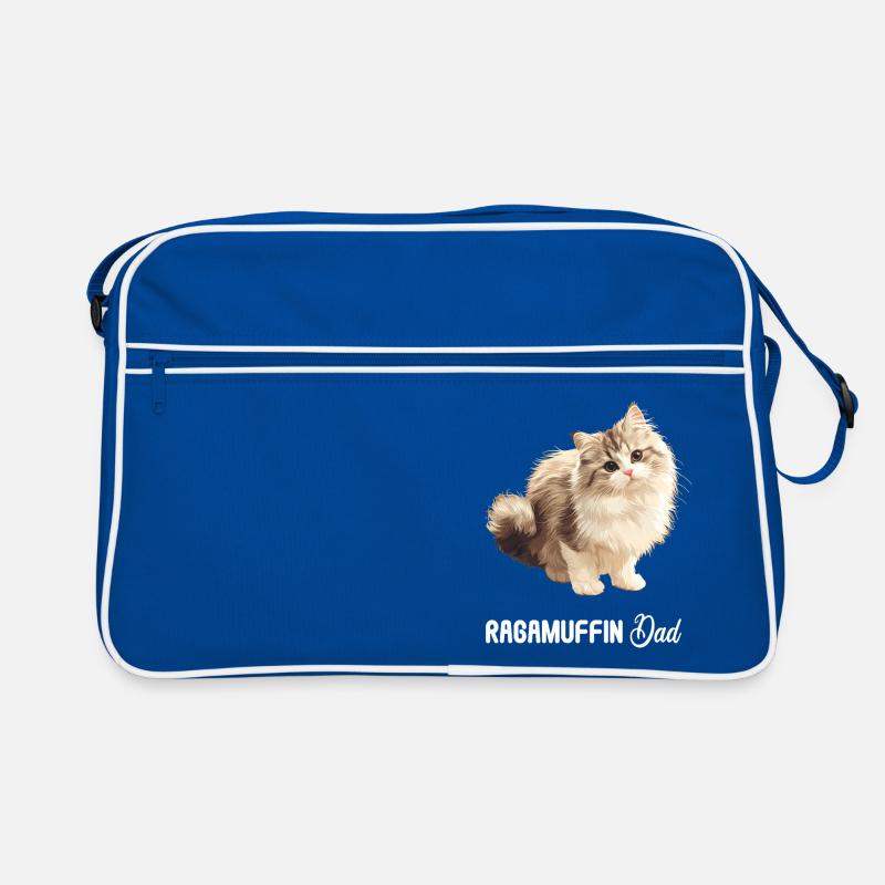 Ragamuffin Kätzchen Ragamuffin Katze Retro Tasche