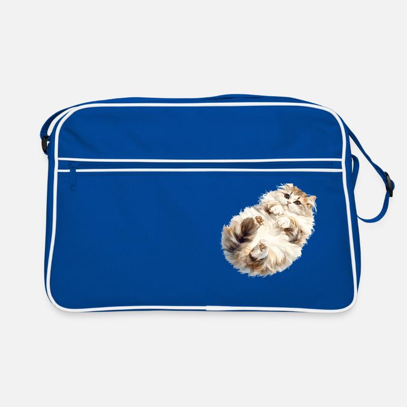 Ragamuffin Kätzchen Ragamuffin Katze Retro Tasche