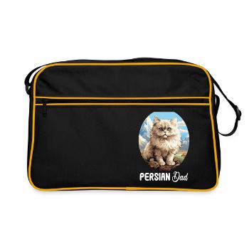 Chat persan Perserkatze - Sac Retro - noir/or - Devant
