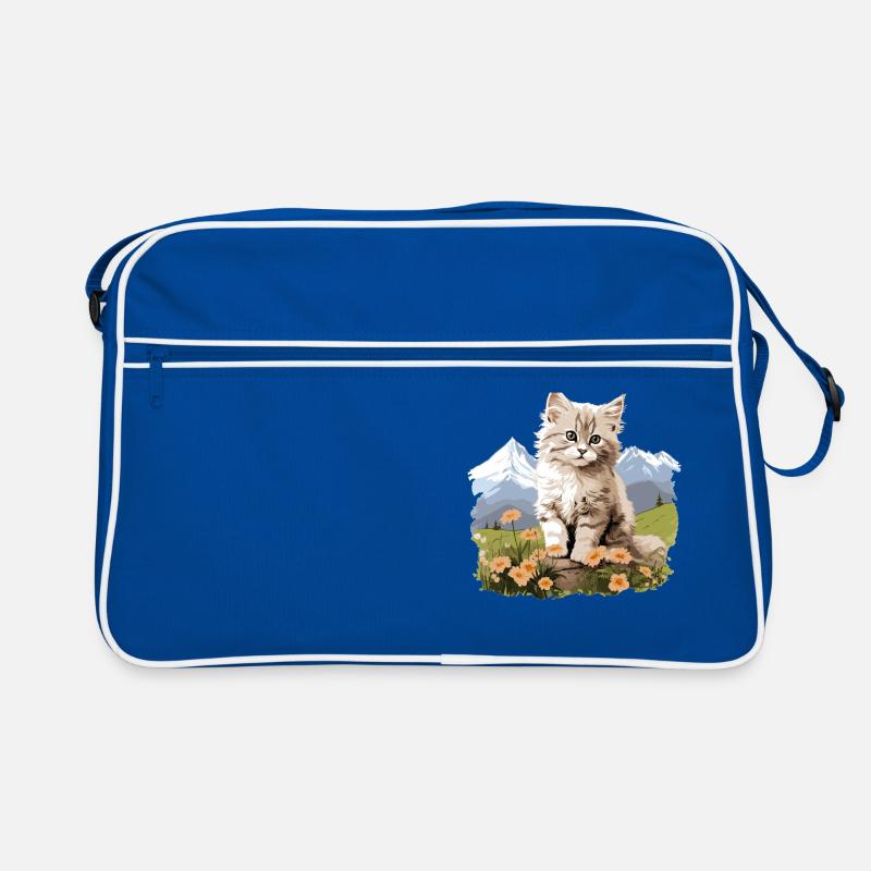 Ragamuffin Kätzchen Ragamuffin Katze Retro Tasche