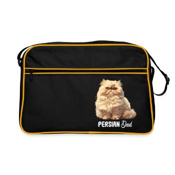 Chat persan Perserkatze - Sac Retro - noir/or - Devant