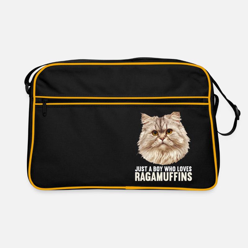 Ragamuffin Kätzchen Ragamuffin Katze Retro Tasche