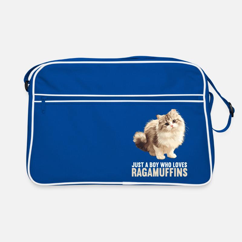 Ragamuffin Kätzchen Ragamuffin Katze Retro Tasche