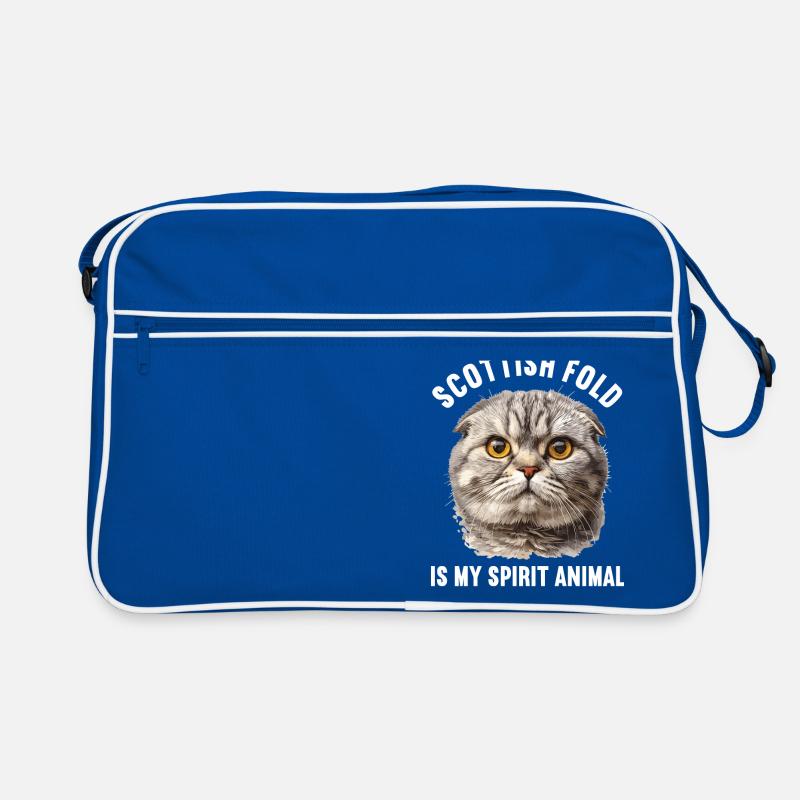 Scottish Fold Kitten Scottish Fold Cat Retro Bag
