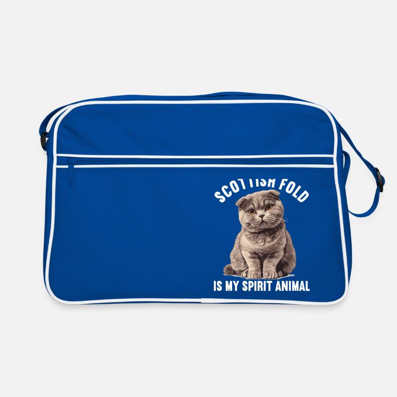 Scottish Fold Kitten Scottish Fold Cat Retro Bag