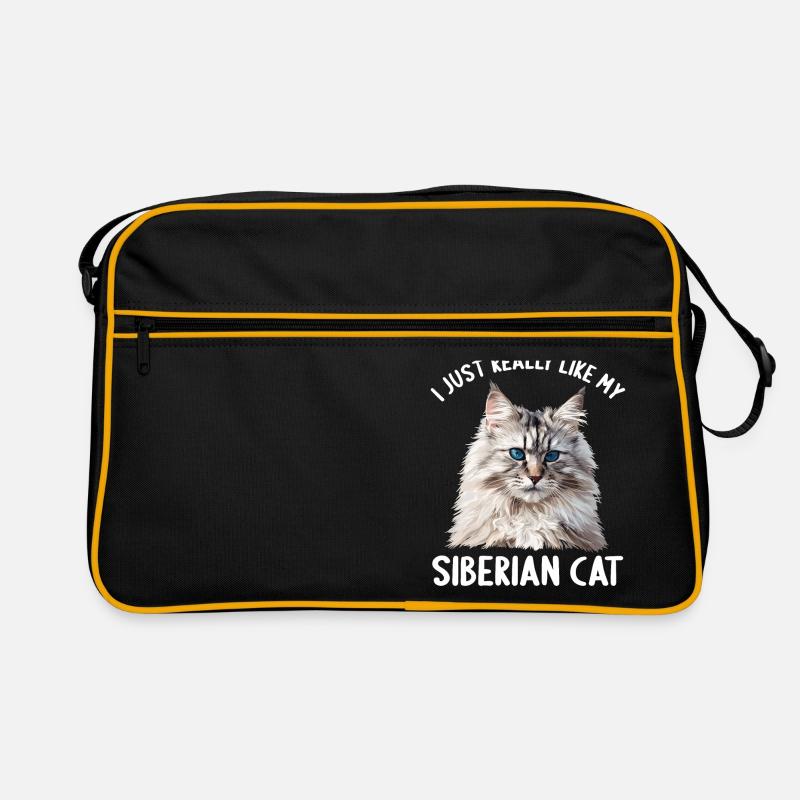Chat Sibérien Sibirische Katze Sac Retro