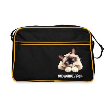 Chaton raquette Chat raquette - Sac Retro - noir/or - Devant