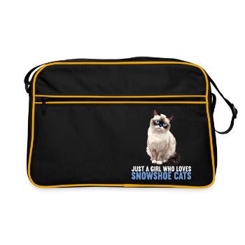 Chaton raquette Chat raquette - Sac Retro - noir/or - Devant