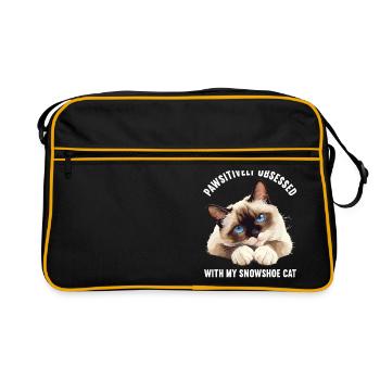Chaton raquette Chat raquette - Sac Retro - noir/or - Devant