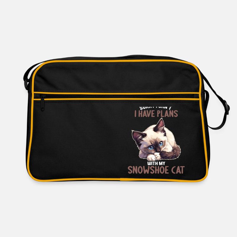 Snowshoe Kitten Snowshoe Cat Retro Bag