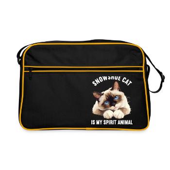 Chaton raquette Chat raquette - Sac Retro - noir/or - Devant