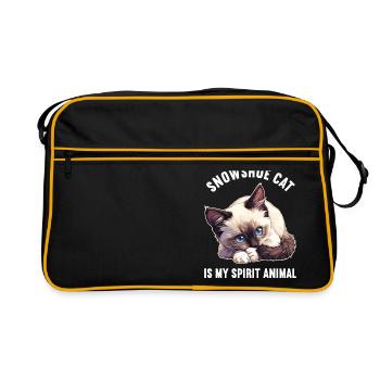 Chaton raquette Chat raquette - Sac Retro - noir/or - Devant
