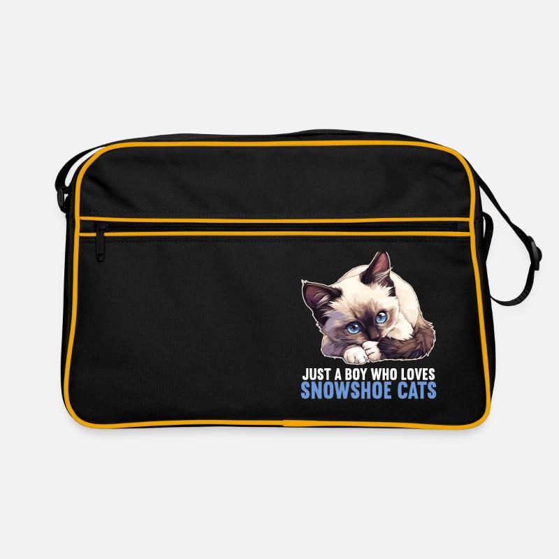 Snowshoe Kitten Snowshoe Cat Retro Bag