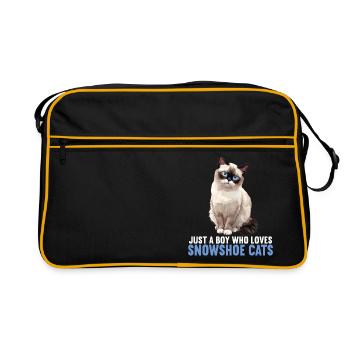 Chaton raquette Chat raquette - Sac Retro - noir/or - Devant