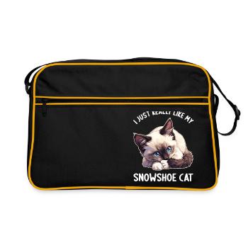 Chaton raquette Chat raquette - Sac Retro - noir/or - Devant