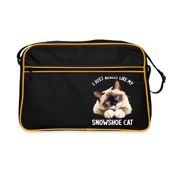 Chaton raquette Chat raquette - Sac Retro - noir/or - Devant