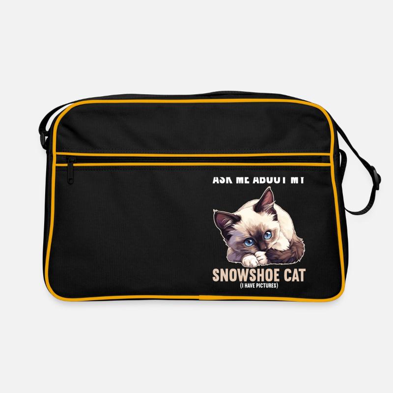 Snowshoe Kitten Snowshoe Cat Retro Bag