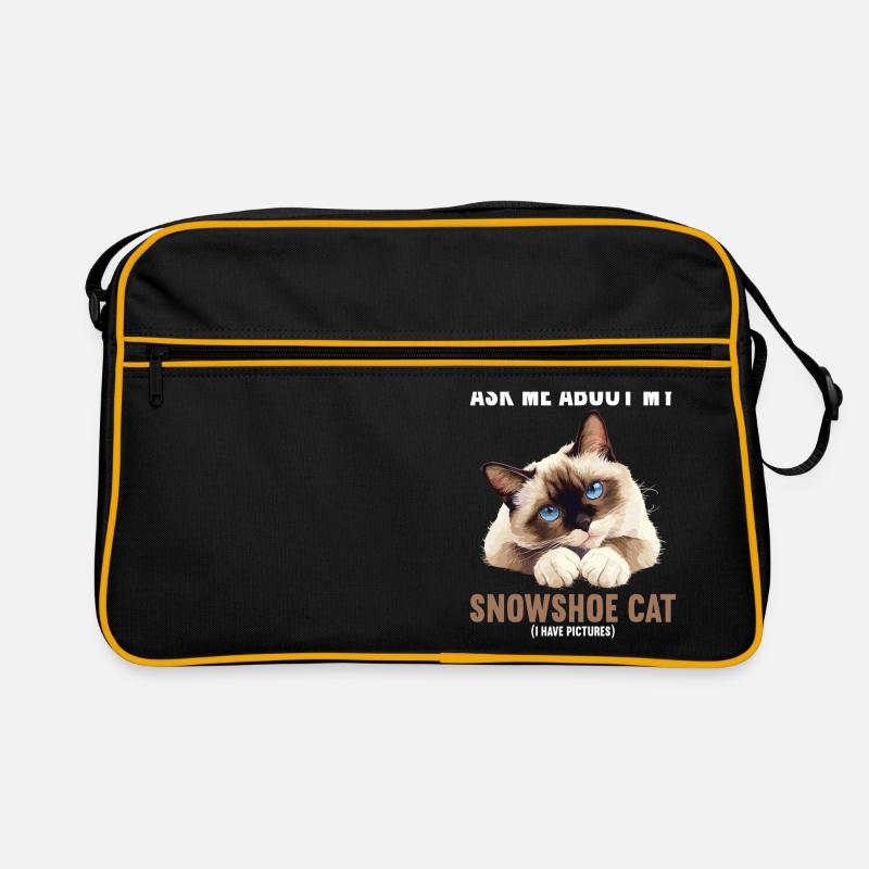 Snowshoe Kitten Snowshoe Cat Retro Bag