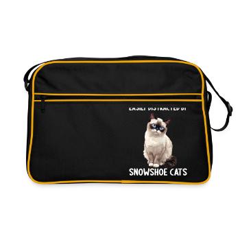Chaton raquette Chat raquette - Sac Retro - noir/or - Devant