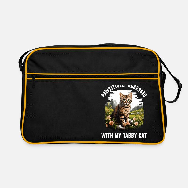 Tabby Kitten Tabby Cat Retro Bag