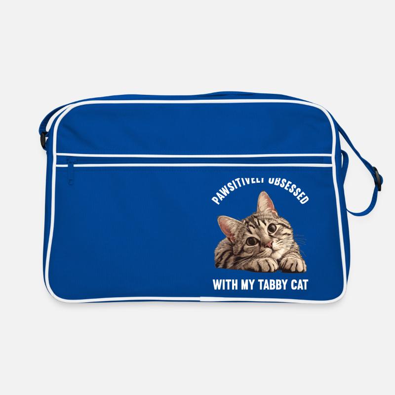 Tabby Kitten Tabby Cat Retro Bag