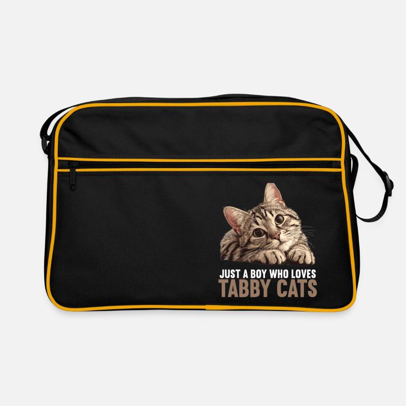 Tabby Kätzchen Tabby Katze Retro Tasche
