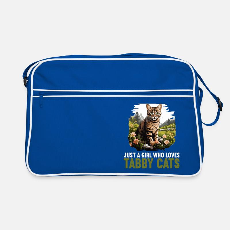 Tabby Kätzchen Tabby Katze Retro Tasche