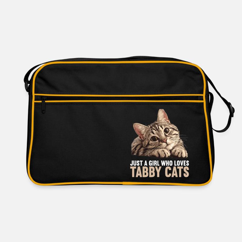Tabby Kätzchen Tabby Katze Retro Tasche