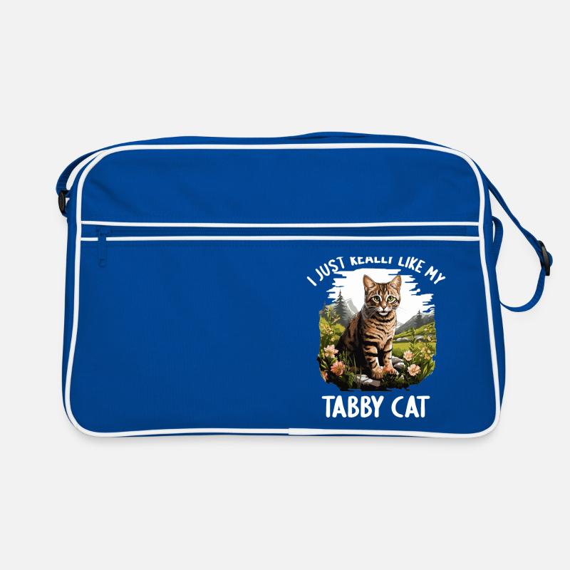 Tabby Kätzchen Tabby Katze Retro Tasche