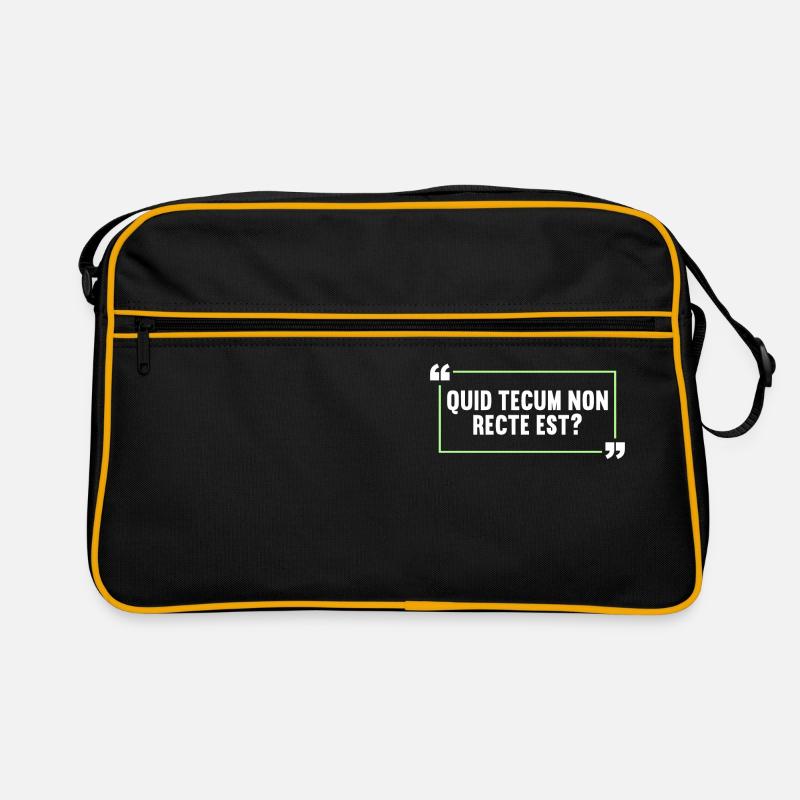Lateinisch Lustiger Latein Spruch Retro Tasche