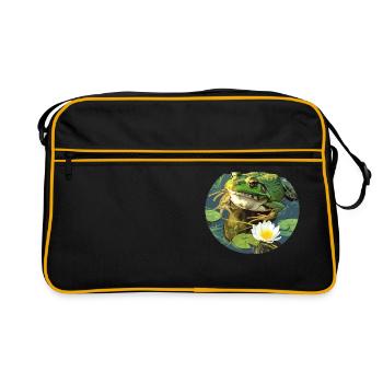 Bullfrogs Bullfrog - Retro Bag - black/gold - Front