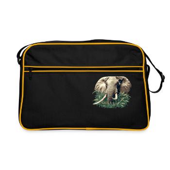 Elephant Elephant - Retro Bag - black/gold - Front