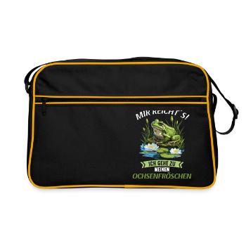 Bullfrogs Bullfrog - Retro Bag - black/gold - Front